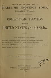 Tapa de Closest trade relations between the United States and Canada ...