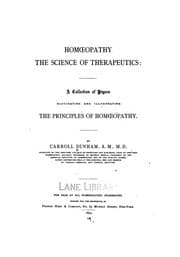 Tapa de Homœopathy ; the Science of Therapeutics: A Collection of Papers Elucidating and Illustrating ..