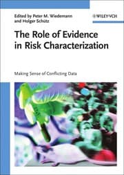 Tapa de The role of evidence in risk characterization