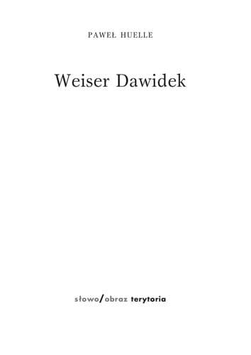 Tapa de Weiser Dawidek