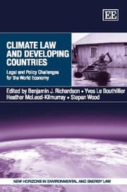 Tapa de Climate law and developing countries