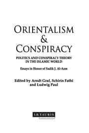 Tapa de Orientalism & conspiracy