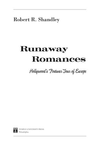 Tapa de Runaway romances