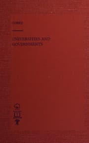 Tapa de Universities and governments