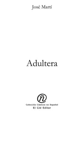 Tapa de Adultera