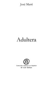 Tapa de Adultera