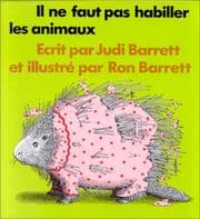 Tapa de Il ne faut pas habiller les animaux