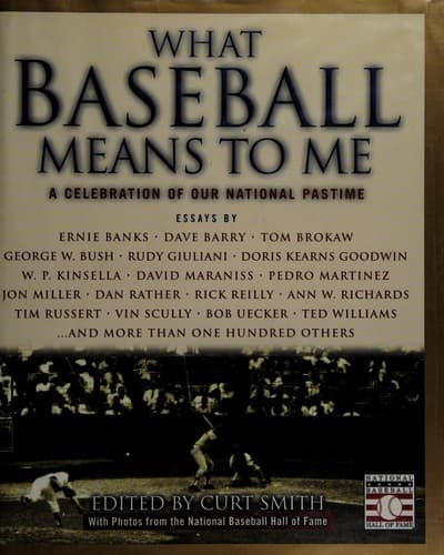 Tapa de What baseball means to me