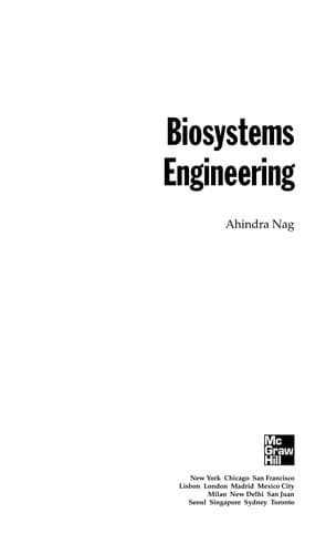 Tapa de Biosystems engineering