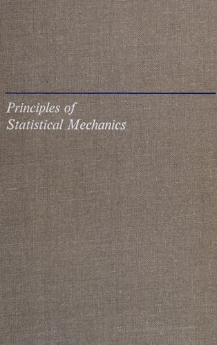Tapa de Principles of statistical mechanics