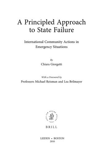 Tapa de A principled approach to state failure