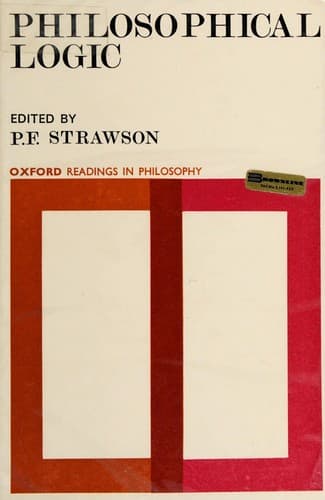 Tapa de Philosophical logic