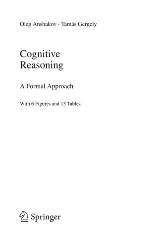 Tapa de Cognitive reasoning
