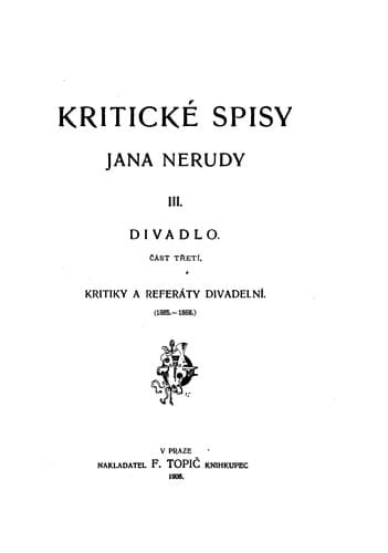 Tapa de Sebrané spisy.