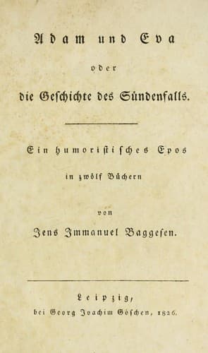 Tapa de Adam und Eva; oder, Die Geschichte des S©ơndenfalls