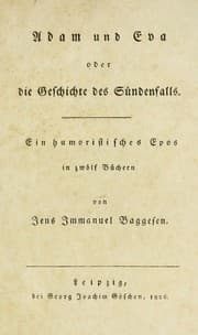 Tapa de Adam und Eva; oder, Die Geschichte des S©ơndenfalls