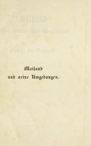 Tapa de Mailand und seine Umgebungen