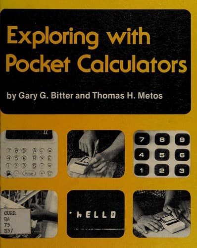 Tapa de Exploring with pocket calculators