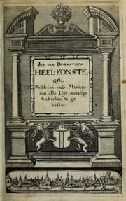 Tapa de Ioh. van Bevervvijck Heel-konste, ofte, Derde deel van de genees-konste