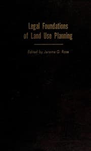Tapa de Legal foundations of land use planning