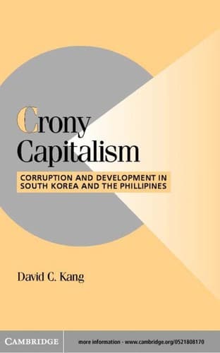 Tapa de Crony Capitalism