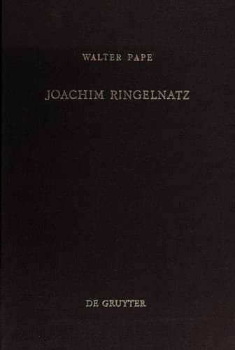 Tapa de Joachim Ringelnatz