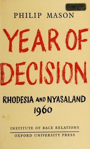 Tapa de Year of decision