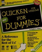 Tapa de Quicken for Windows for dummies