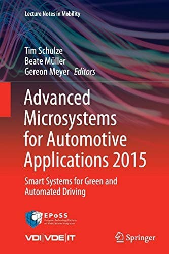 Tapa de Advanced Microsystems for Automotive Applications 2015
