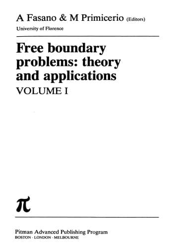 Tapa de Free boundary problems
