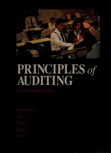 Tapa de Principles of auditing
