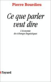 Tapa de Ce que parler veut dire