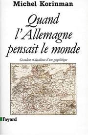 Tapa de Quand l'Allemagne pensait le monde