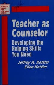 Tapa de Teacher as counselor