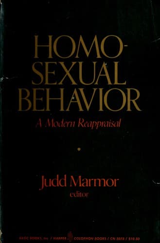 Tapa de Homosexual Behavior