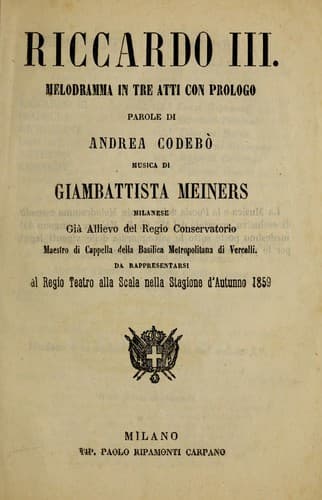 Tapa de Riccardo III