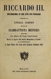 Tapa de Riccardo III