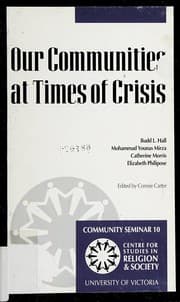 Tapa de Our communities at times of crisis