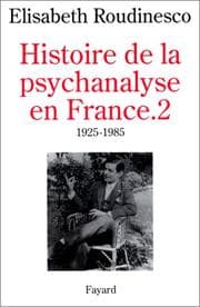 Tapa de Histoire de la psychanalyse en France