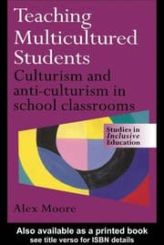 Tapa de Teaching Multicultured Students