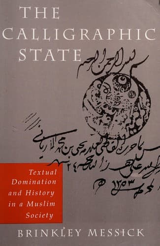 Tapa de The calligraphic state