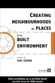 Tapa de Creating neighbourhoods and places in the built environment
