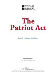 Tapa de The Patriot Act