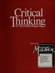 Tapa de Critical thinking supplement to Becoming a master student