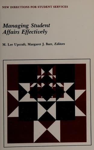 Tapa de Managing student affairs effectively