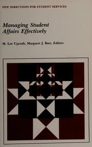 Tapa de Managing student affairs effectively