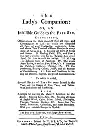 Tapa de The lady's companion: or, An infallible guide to the fair sex