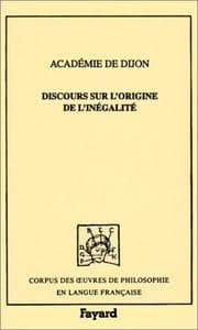 Tapa de Discours sur l'origine de l'inégalité