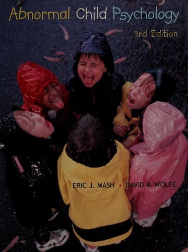 Tapa de Abnormal child psychology