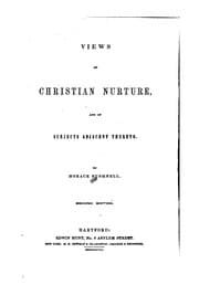 Tapa de Views of Christian Nurture, and of Subjects Adjacent Thereto: And of ..